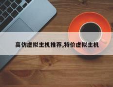 高仿虚拟主机推荐,特价虚拟主机